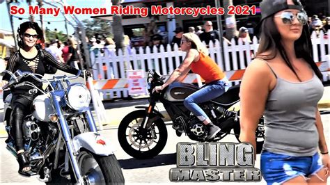Woman Daytona Bike Week 2021